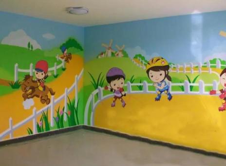 定南幼儿园墙体彩绘制作流程及注意事项