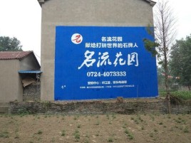 定南农村墙体广告的长尾效应
