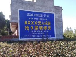 定南墙体广告的好处