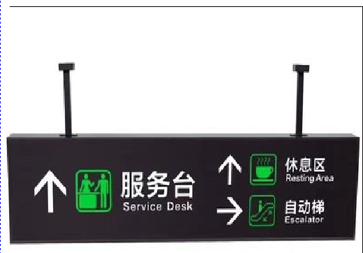 定南吊牌灯箱制作流程。