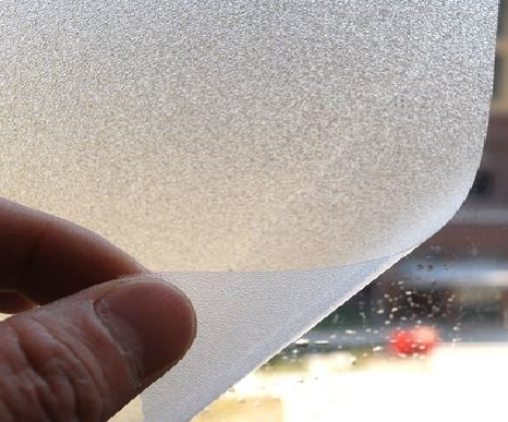 定南玻璃门外面粘广告用什么材料好？